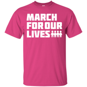 March For Our Lives Shirt White Text Style