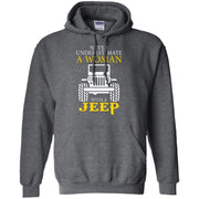 Never Underestimate A Woman With A Jeep Hoodie