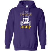 Never Underestimate A Woman With A Jeep Hoodie