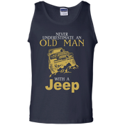 Never Underestimate An Old Man With A Jeep Tank Top