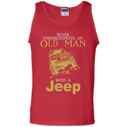 Never Underestimate An Old Man With A Jeep Tank Top