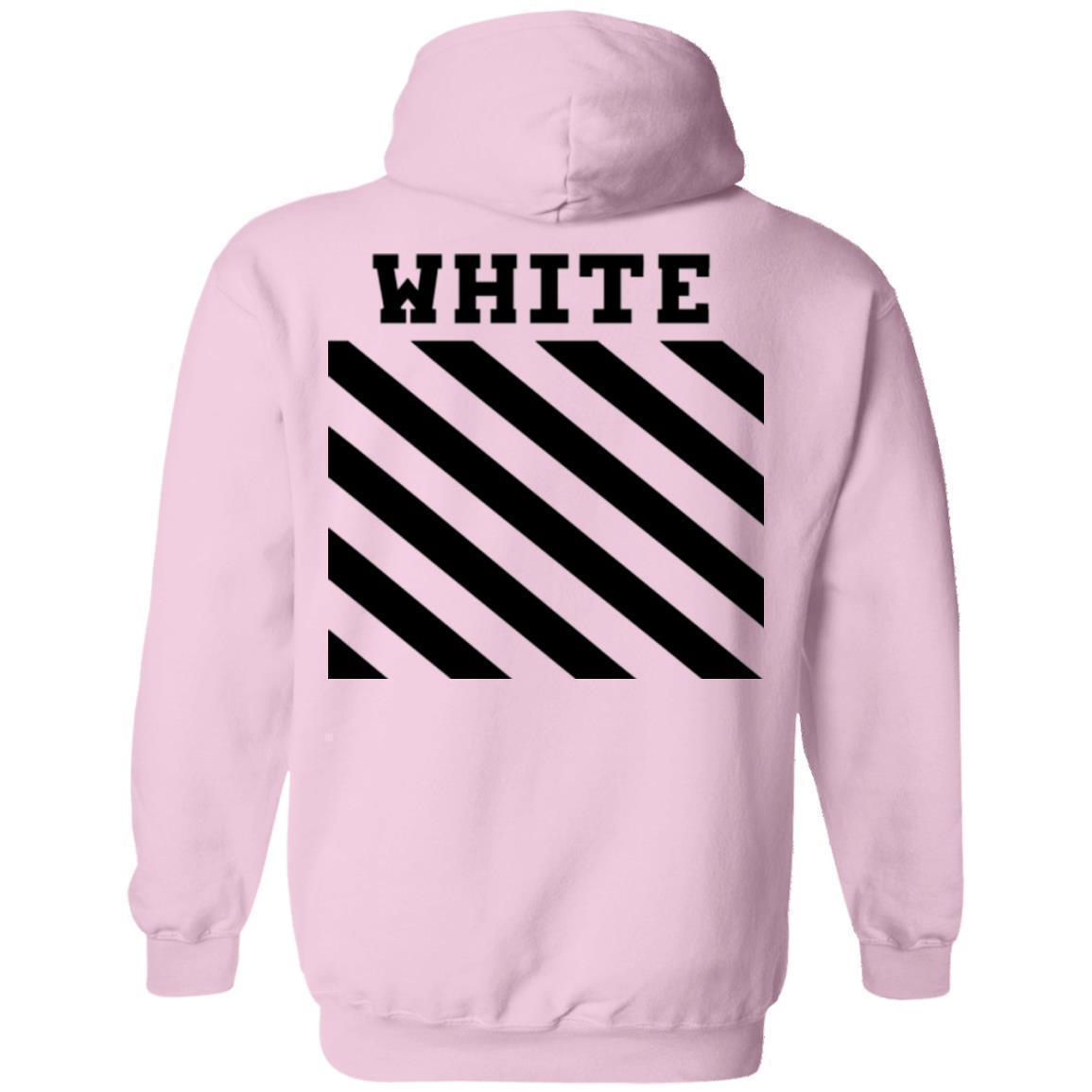 off white hoodie black pink