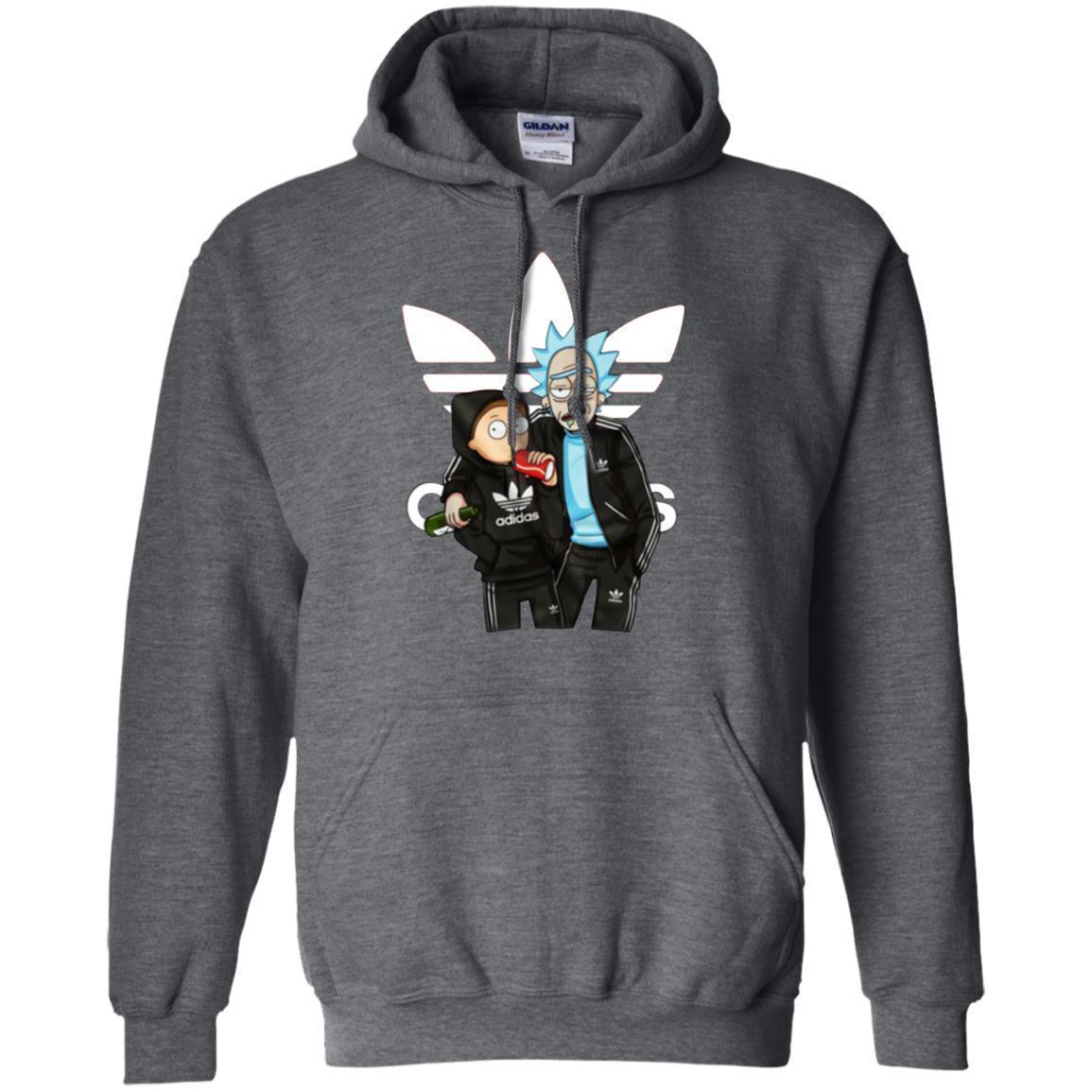 adidas rick and morty hoodie