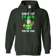 Rick And Morty Shut Up Liver You're Fine Hoodie