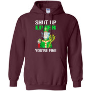 Rick And Morty Shut Up Liver You're Fine Hoodie