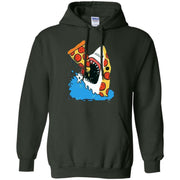 Shark Eating Pizza Hoodie