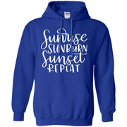 Sunrise Sunburn Sunset Repeat Hoodie