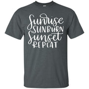 Sunrise Sunburn Sunset Repeat Shirt
