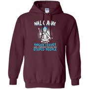 Walk Away I Have Anger Issues Rick And Morty Hoodie