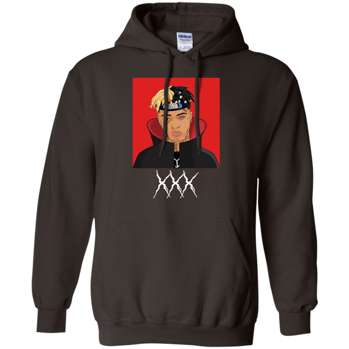 xxxtentacion red hoodie