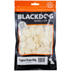 Black Dog branded Yoghurt Drops treats for dogs