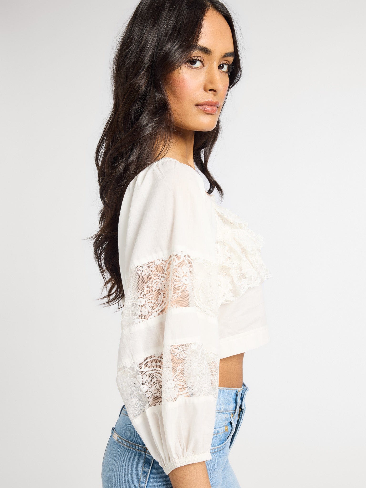 Corinne Top in Ivory