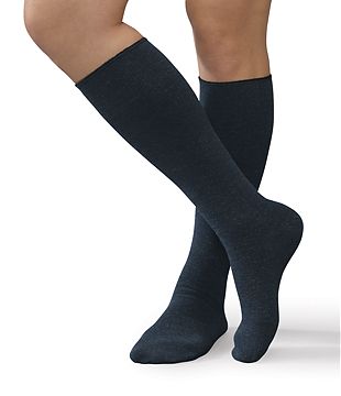 SmartKnit Seamless Over-The-Calf (Knee High) Diabetic Socks w/ X-Static ...