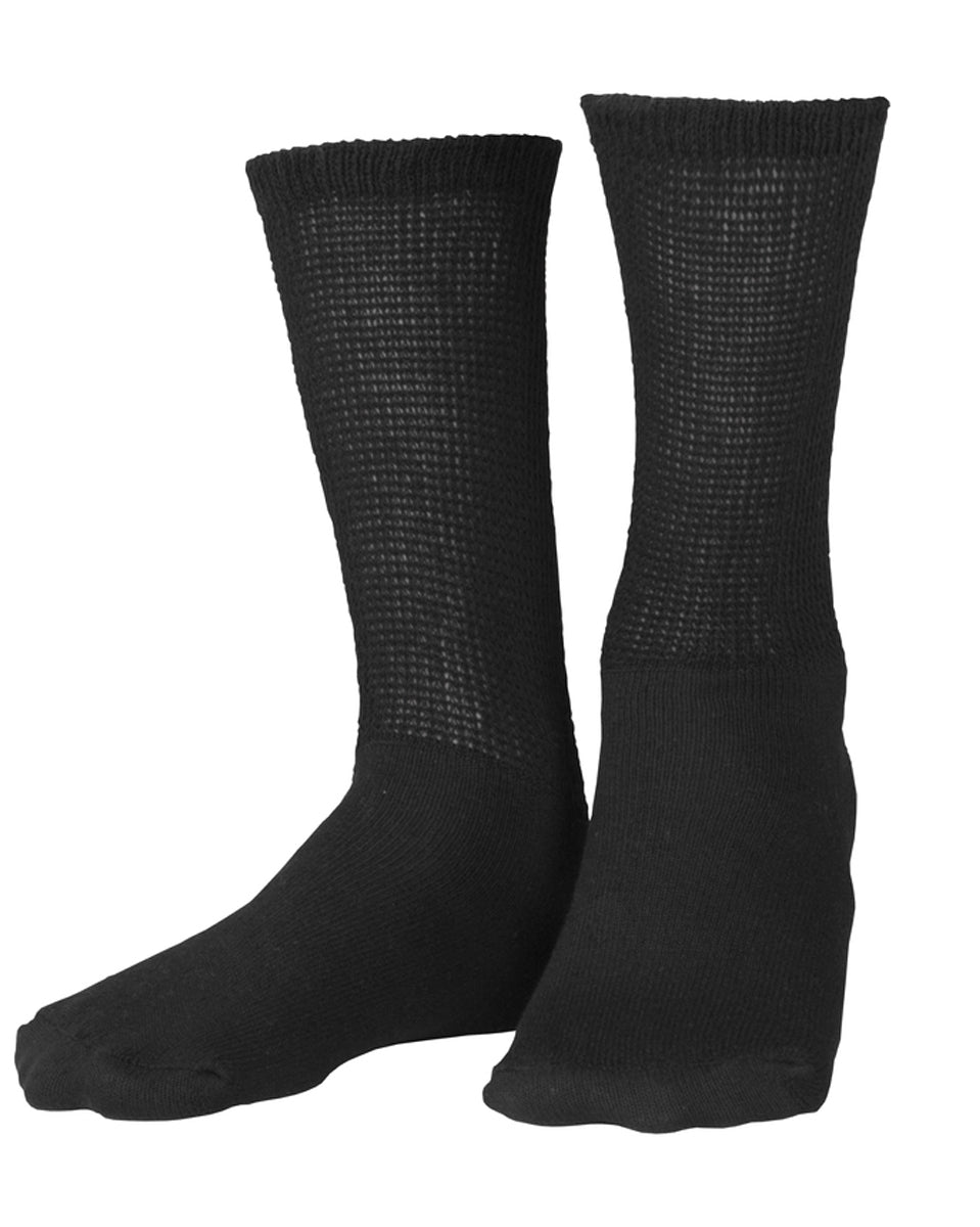 TRUFORM TruSoft Diabetic 8-15 mmHg Crew Length Socks — CompressionSale.com