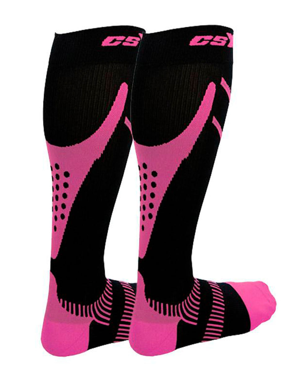 CSX Women's Advanced+ Firm Compression Ultra Run Socks 20-30 Compressi ...