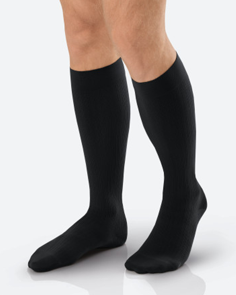 Jobst for Men Ambition Knee High Ribbed Compression Socks 20-30 mmHg ...