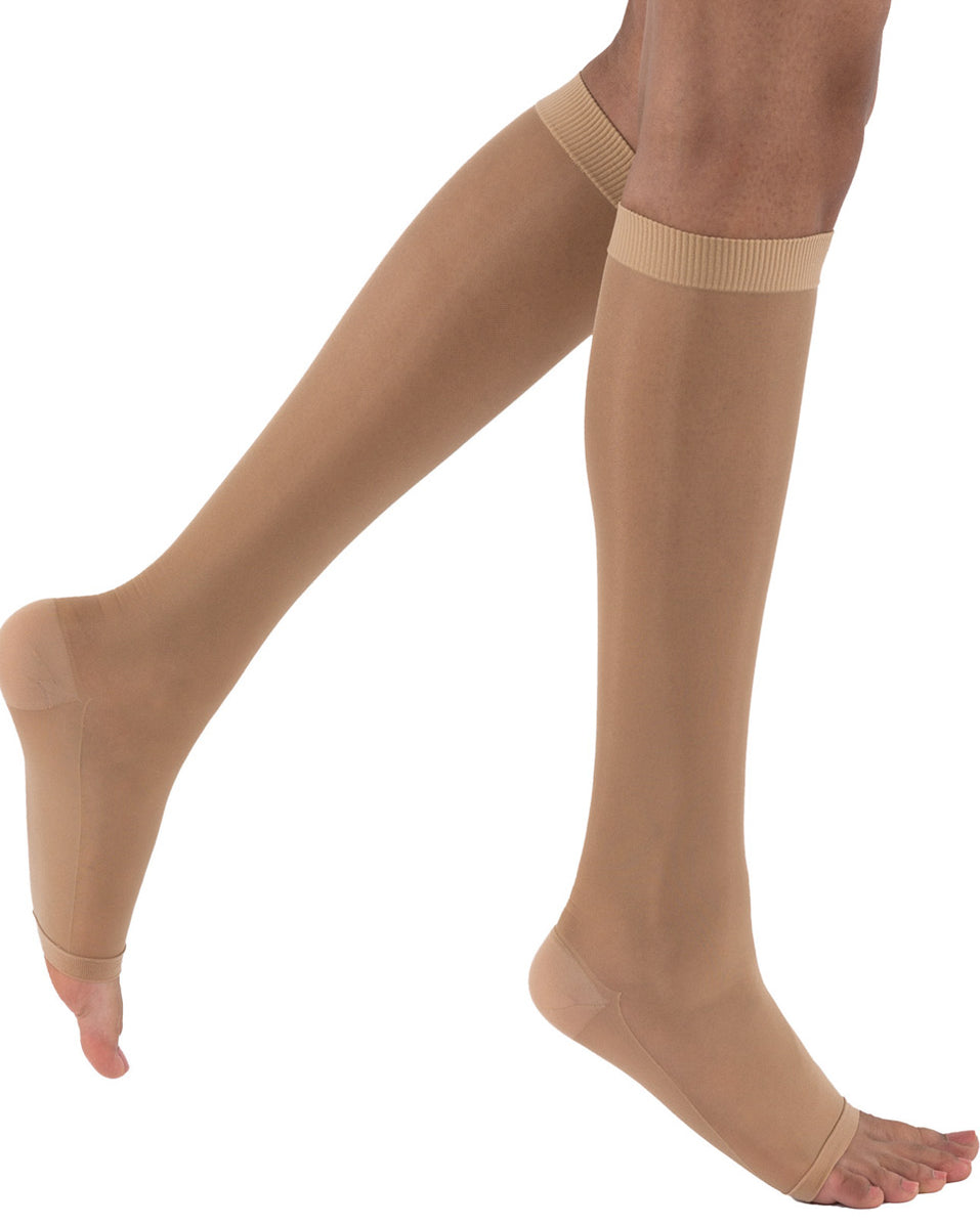 Juzo 3512 AD Dynamic Unisex Open Toe Knee Highs w/ Silicone Top Band 3 ...