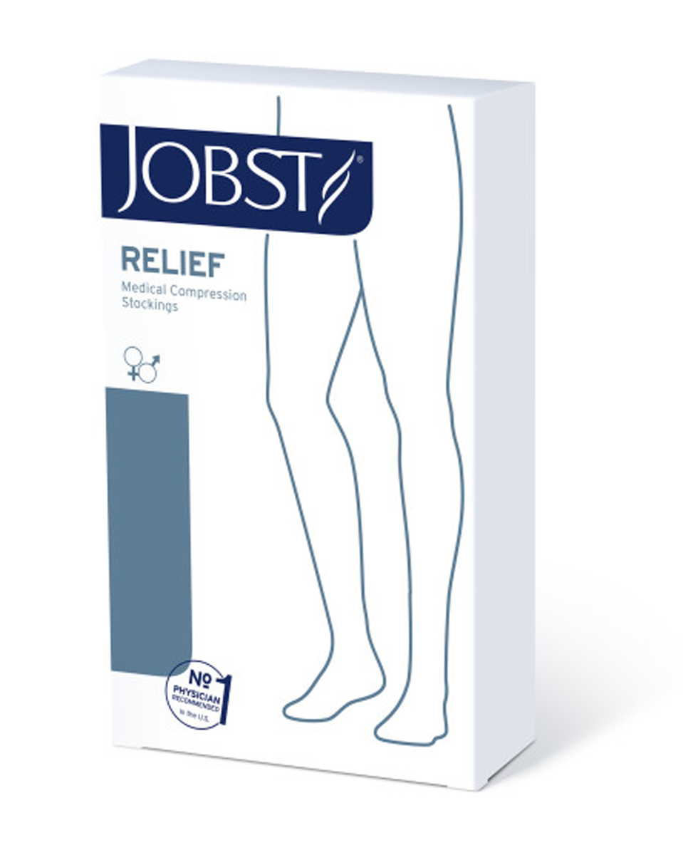 Jobst Relief Knee Highs Closed Toe Unisex 20-30 mmHg — CompressionSale.com