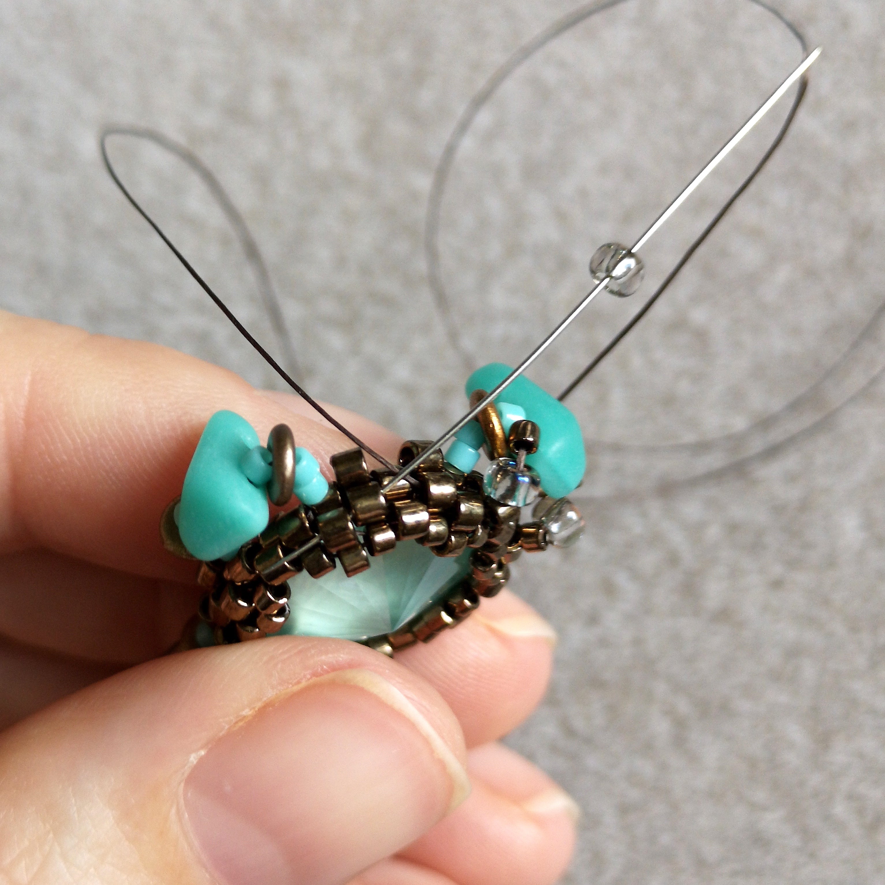 Tutorial - The Bomb earrings by Galina Shamanova