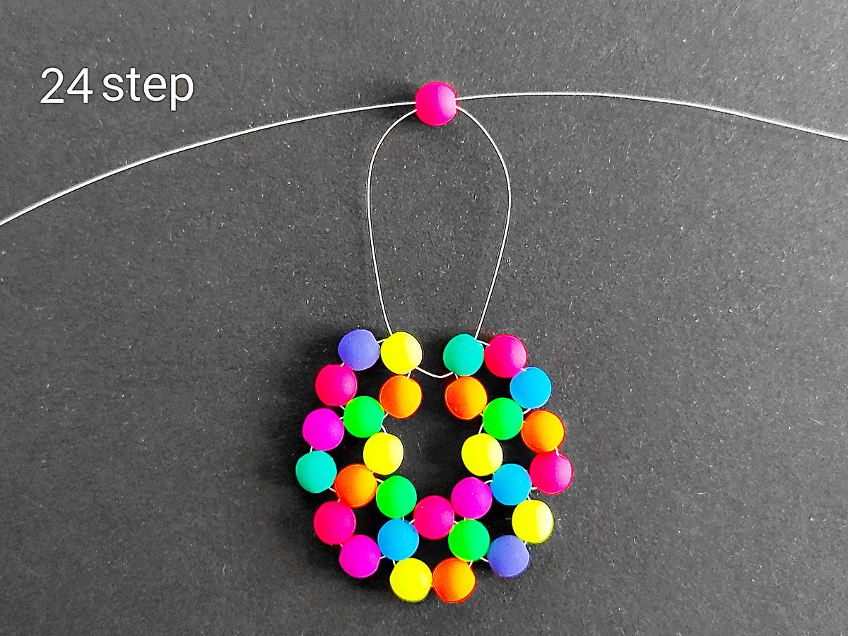 Bead earrings in 10 minutes. Step-by-step tutorial by ScaraBeads