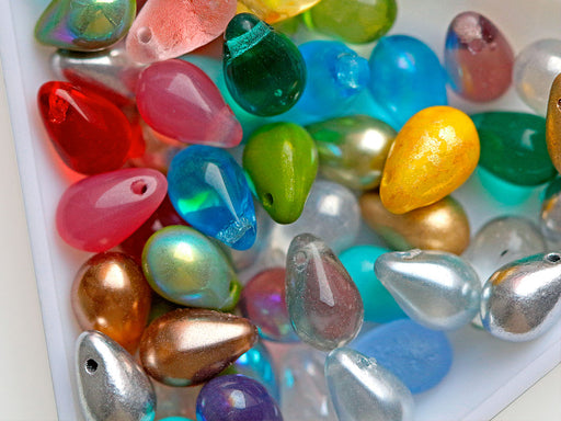 65 g Unique Mix of Czech Glass Beads for Jewelry Making, Beads & Bead —  ScaraBeads US
