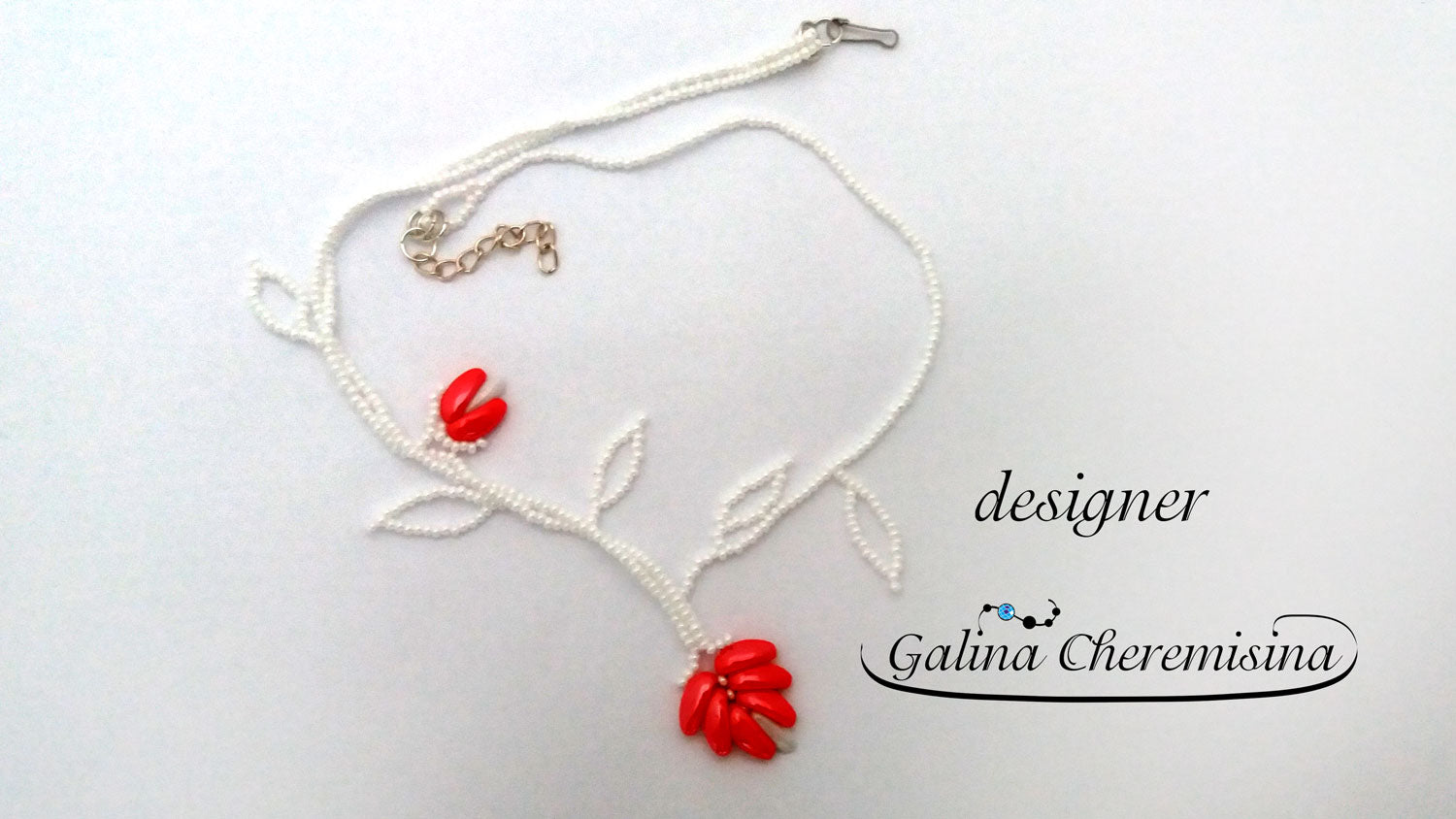 DIY: Necklace “Chilean tenderness” [Video Tutorial] SCARABEADS.COM