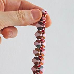 TUTORIAL BRACELET «STRAWBERRY» by Yuliya Abelovich