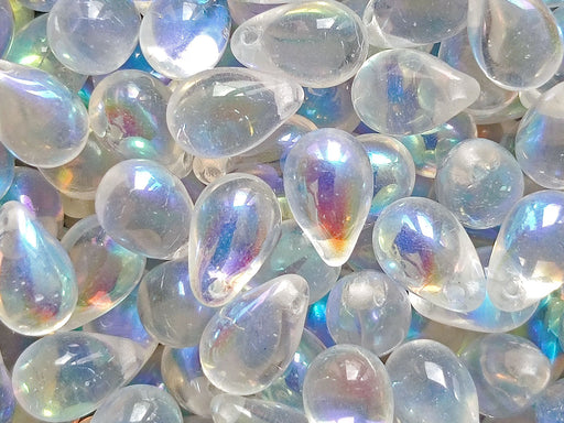 150 pcs Teardrop Beads 9x6 mm, Crystal Sunset, Czech Glass — ScaraBeads US