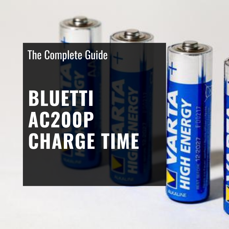 Bluetti AC200p Charge Time