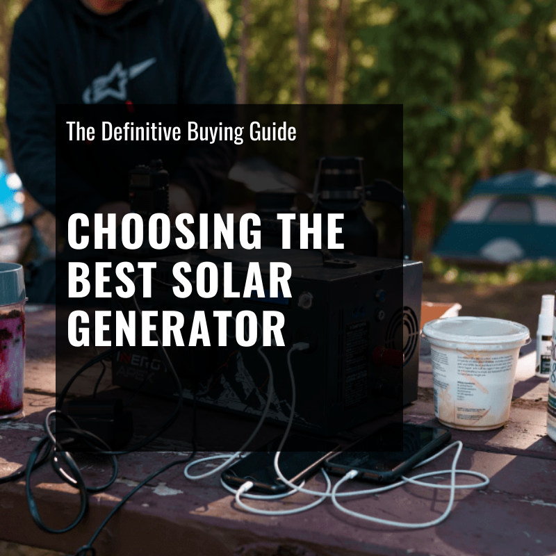 Choosing the Best Solar Generator Kit in 2023 - ShopSolar.com