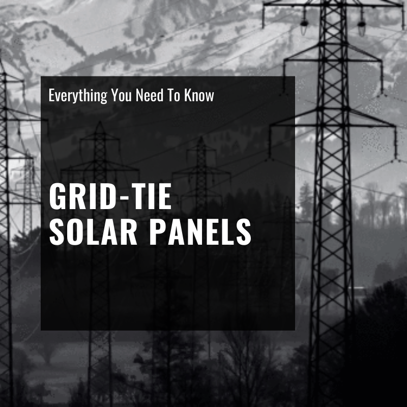 Grid tie solar panels