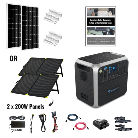 How Do You Charge The 12V Batteries with 200W Solar Panels