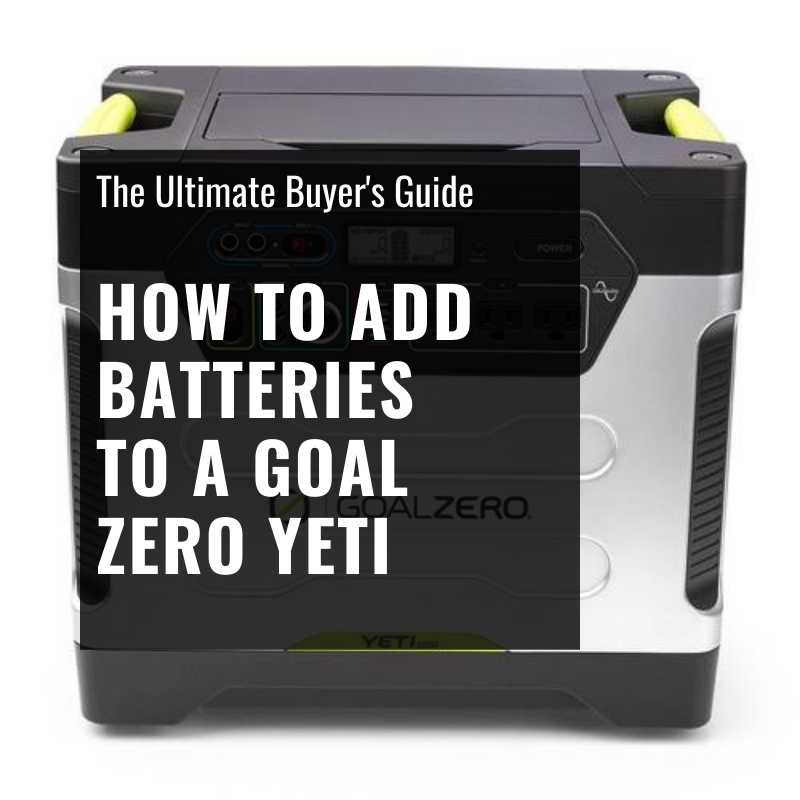 Batterie GOAL ZERO YETI 1000X