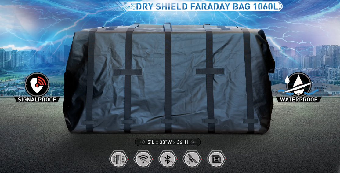 Large Faraday Bag with Handle & 2 X Faraday Bags for