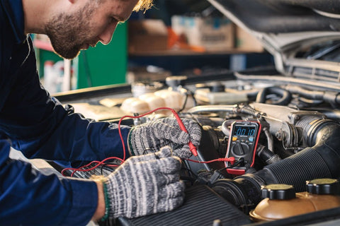 use car battery for solar panel