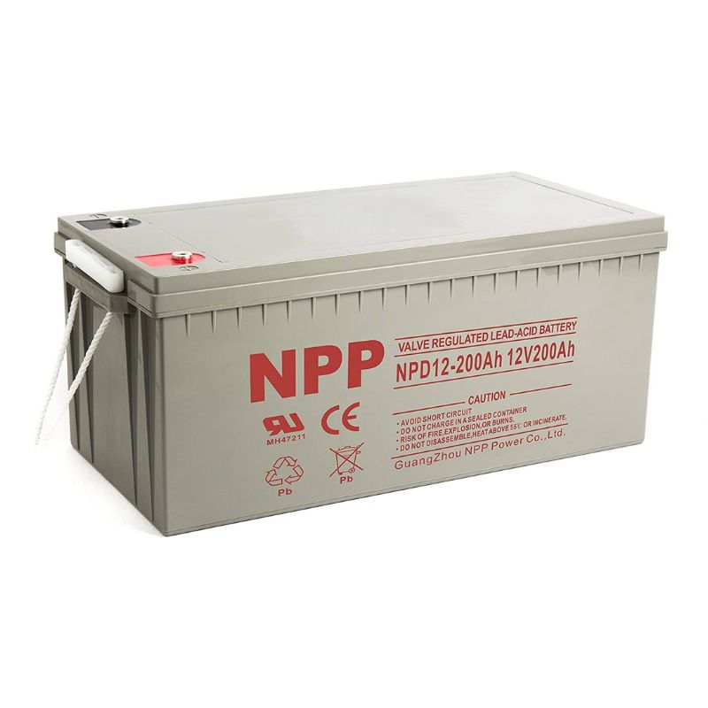 de studie Doodt Ventileren NPP 12V 200Ah AGM Deep Cycle Battery | NPD12-200Ah - ShopSolarKits.com