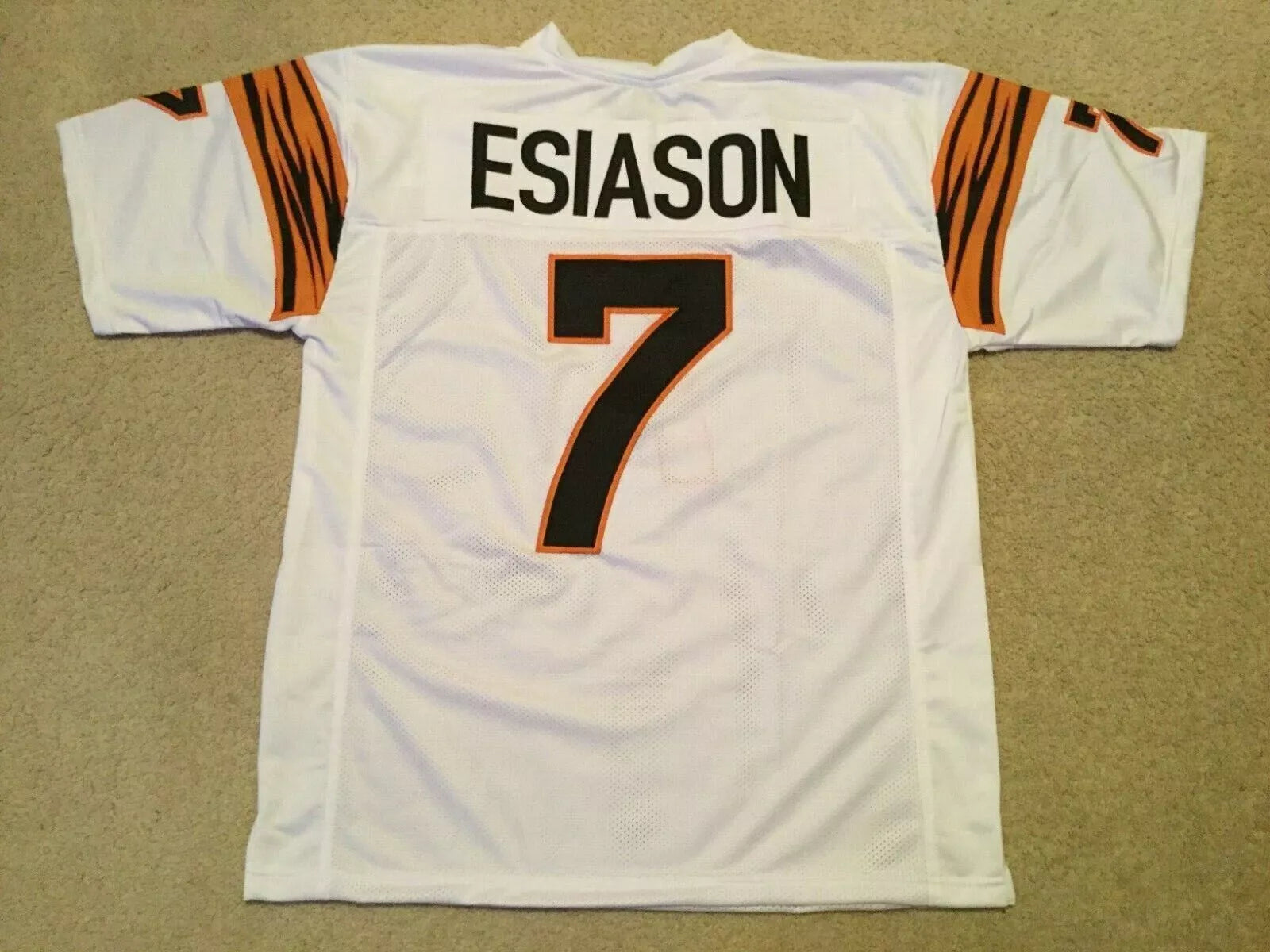 Boomer Esiason Unsigned Custom White Stitched Football Jersey