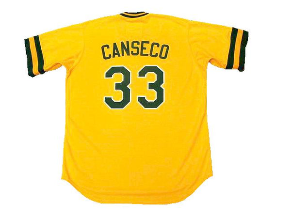 yellow a's jersey
