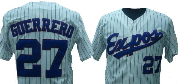 expos pinstripe jersey