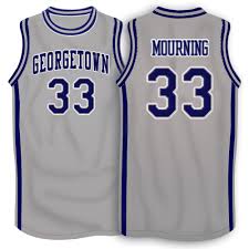 alonzo mourning georgetown jersey
