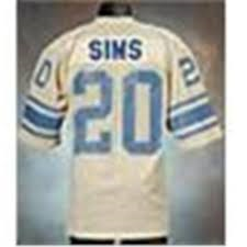 billy sims lions jersey