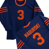 long sleeve throwback football jerseys