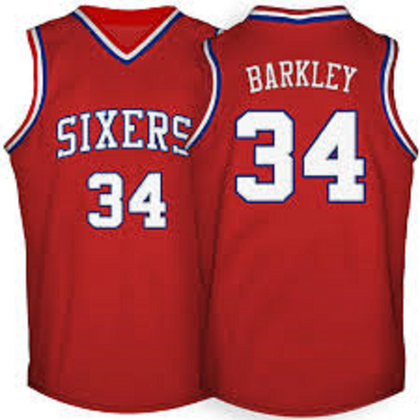charles barkley 76ers throwback jersey