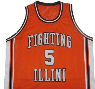 fighting illini throwback basketball jersey
