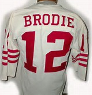 john brodie 49ers jersey