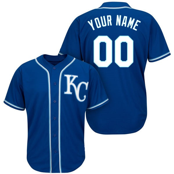 Kansas City Royals Customizable Baseball Jersey Best Sports Jerseys