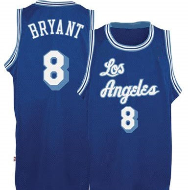 kobe bryant throwback jersey blue