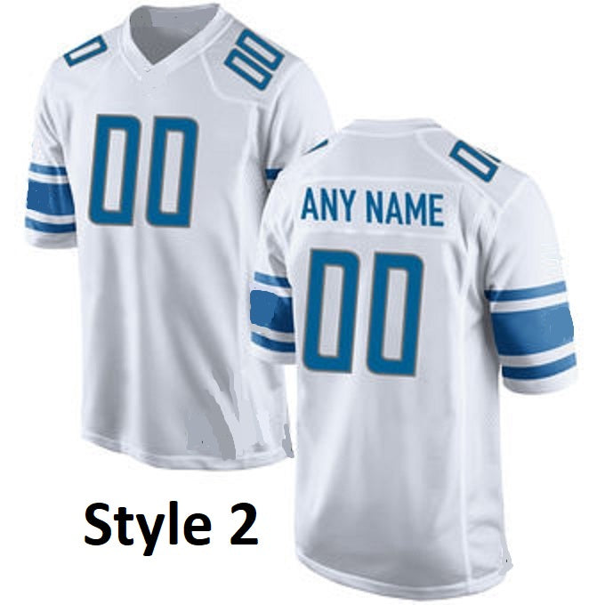 Detroit Lions Customizable Pro Style Football Jersey – Best Sports Jerseys