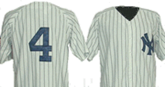 lou gehrig jersey number