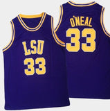Shaquille O'Neal LSU Tigers College Basketball Jersey